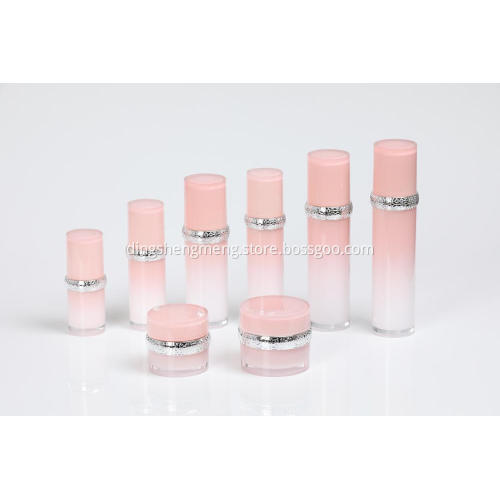 Factory Supply Straight Round Acrylic Bottles
